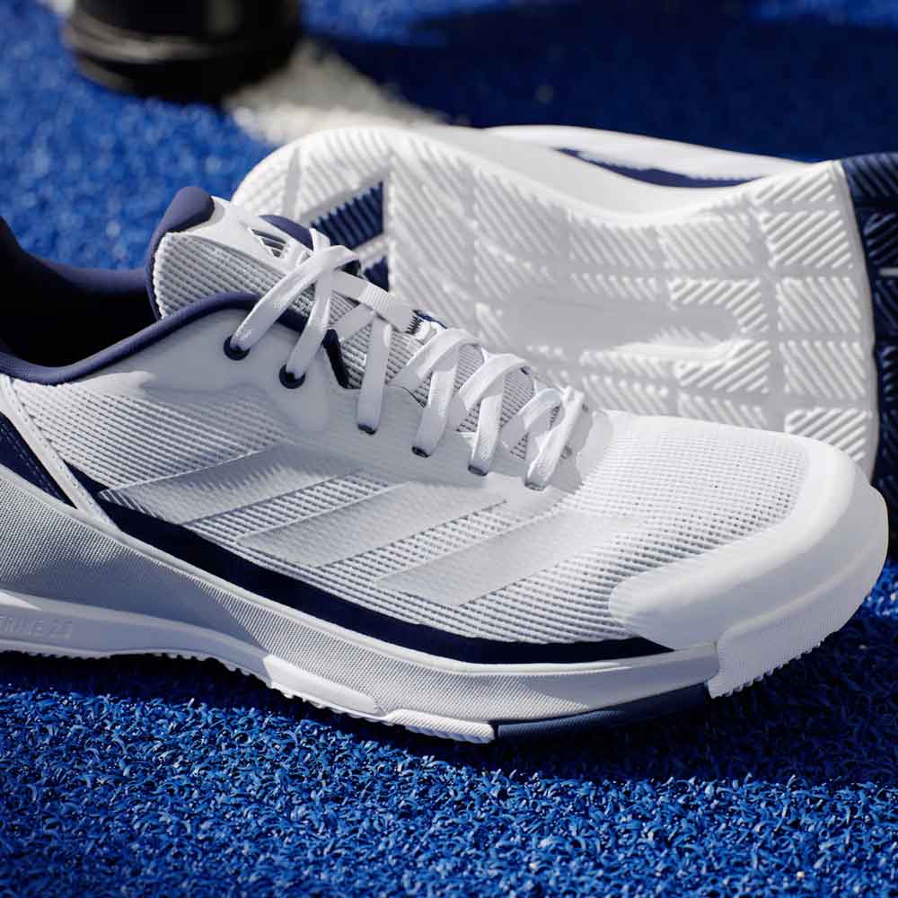 Adidas Crazyquick Cloud White / Silver Metallic / Dark Blue - JR2127