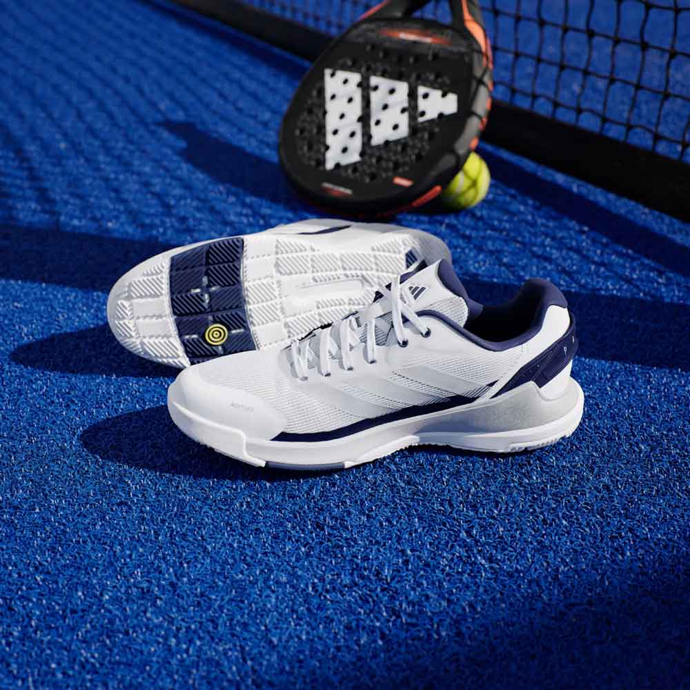 Adidas Crazyquick Cloud White / Silver Metallic / Dark Blue - JR2127