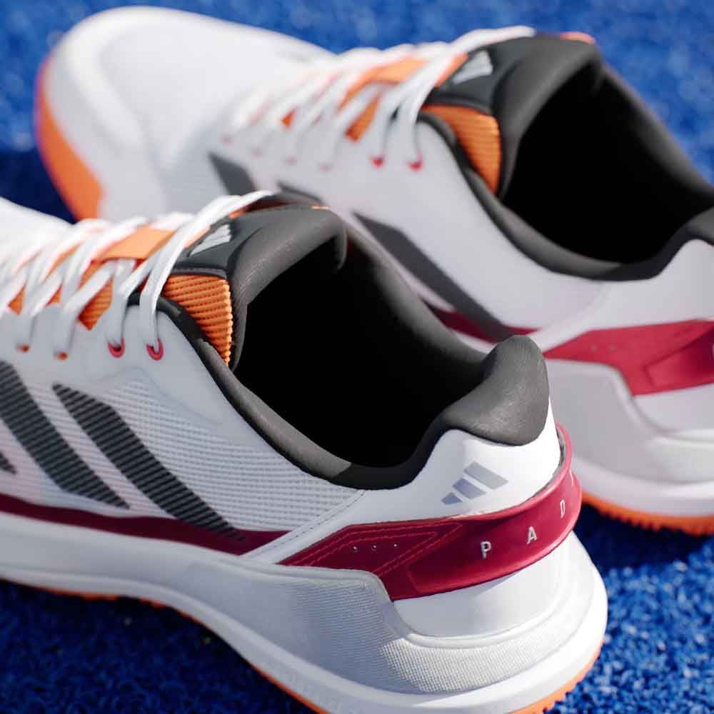 Adidas Crazyquick Padel Shoes White / Orange / Black - JP4647