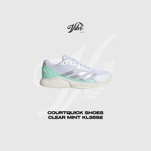 Adidas Courtquick Padel Shoes Cloud White / Core Black / Lucid Orange – JR4648