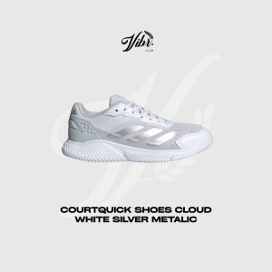 Adidas Courtquick Padel Shoes Dark Blue / Silver Metallic / Cloud White – KJ3633