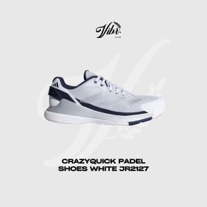 Adidas Crazyquick Cloud White / Silver Metallic / Dark Blue – JR2127