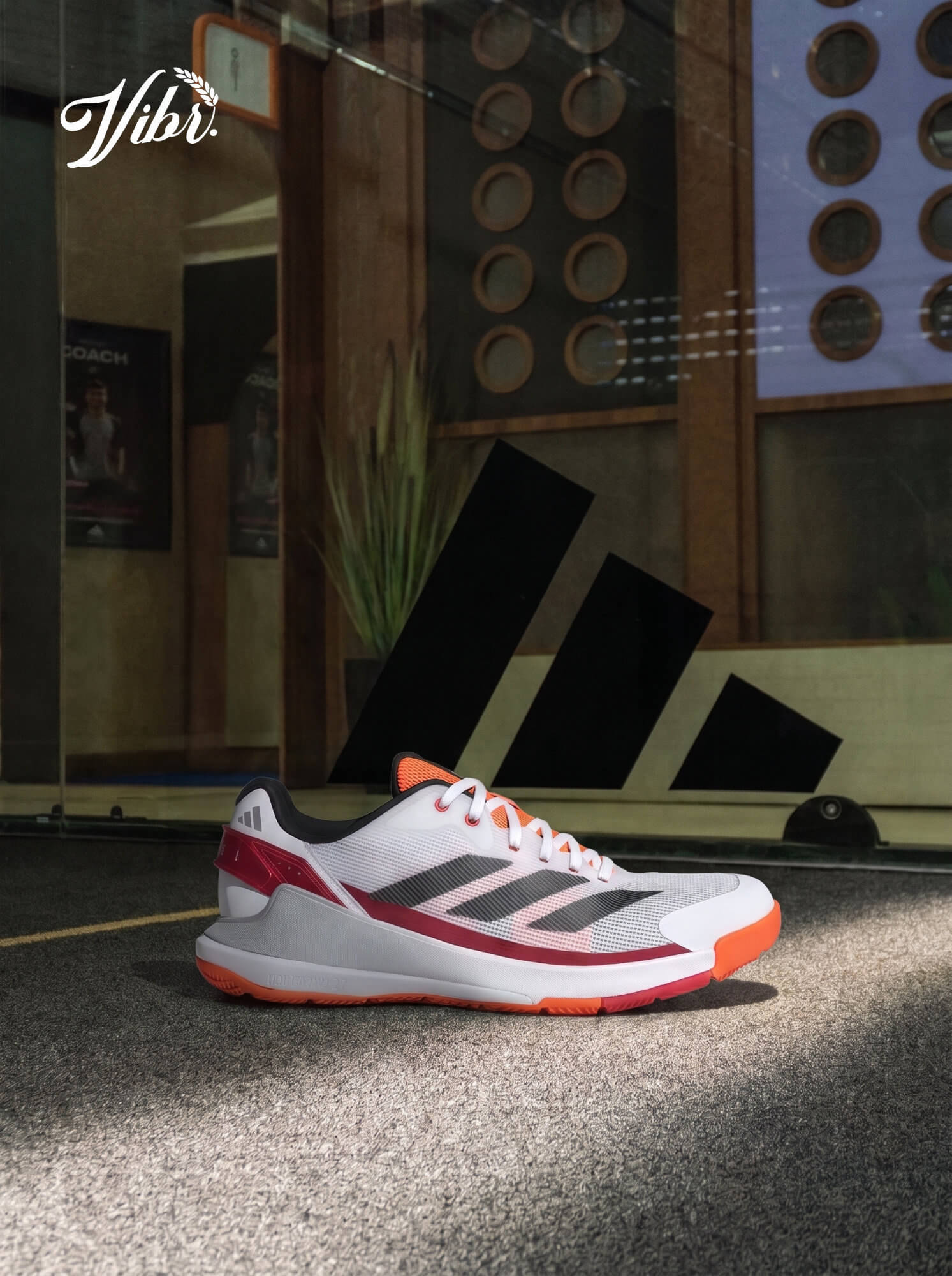 Adidas Crazyquick Padel Shoes White / Orange / Black – JP4647
