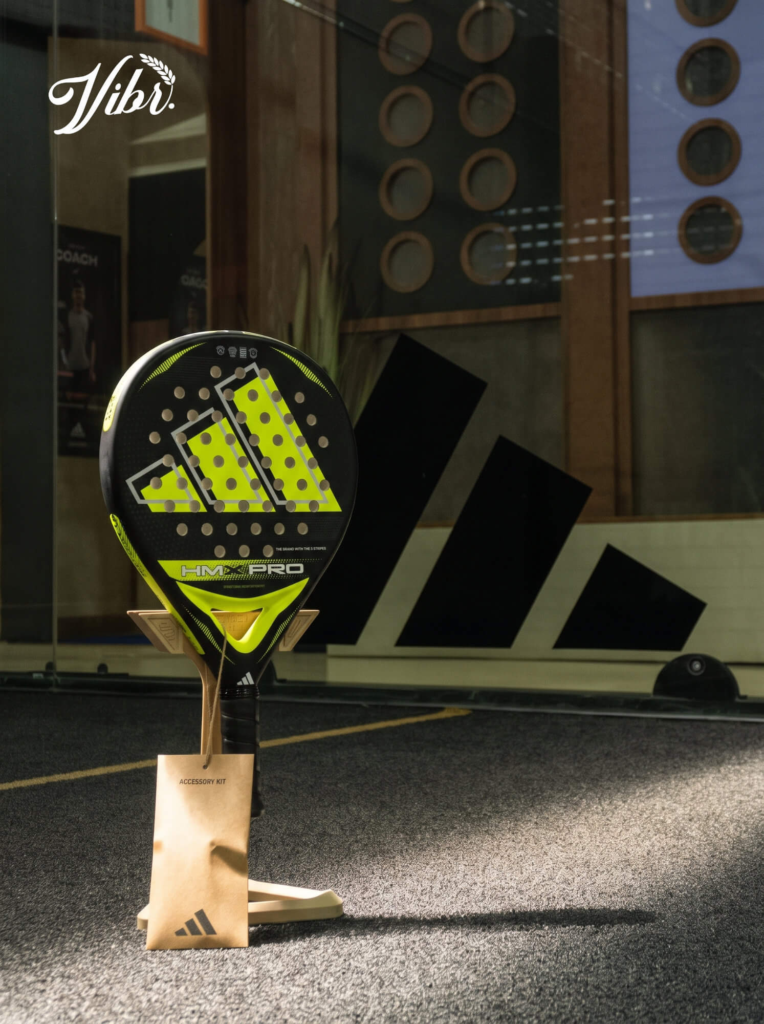 Adidas HMX Pro Black Green 2026 Racket
